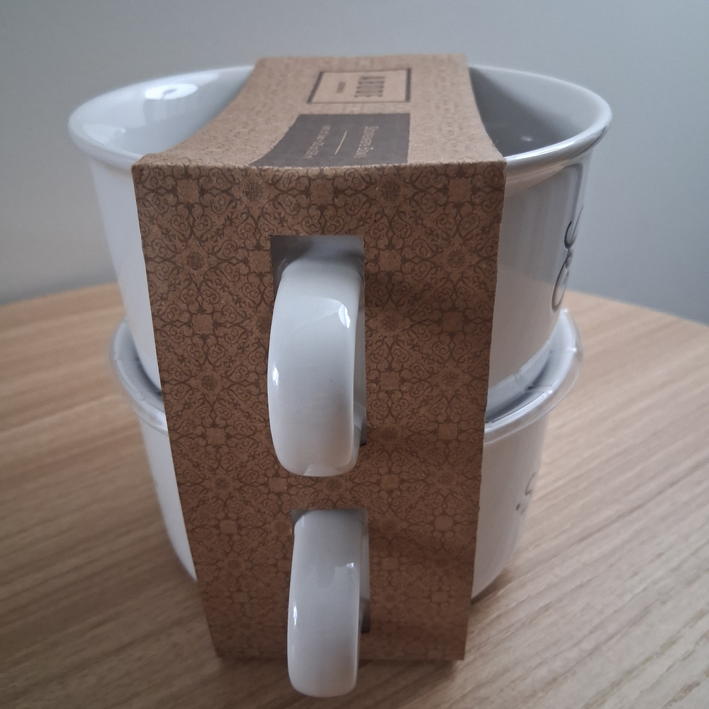 Abode White Ceramic 20oz Set - Picture 3 of 4
